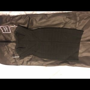 Herve Leger Kabele Black Dress